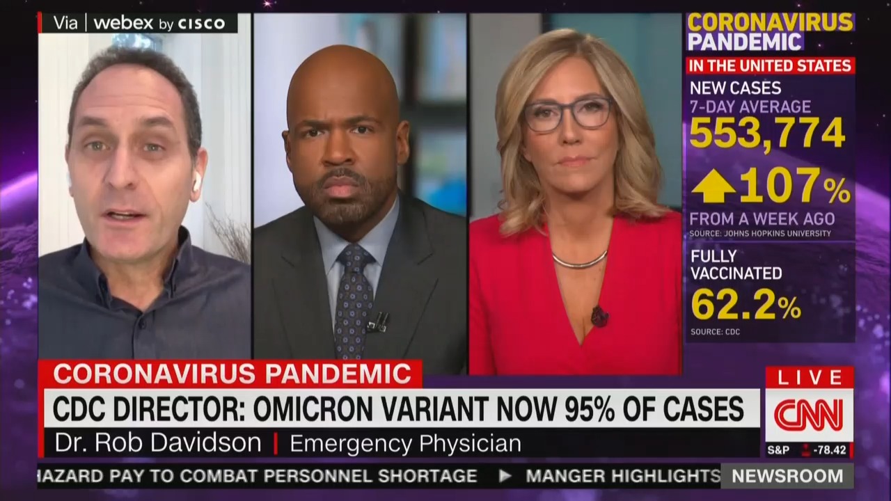 CNN Anchor Questions ER Doctor Covid19 Infections and Masks