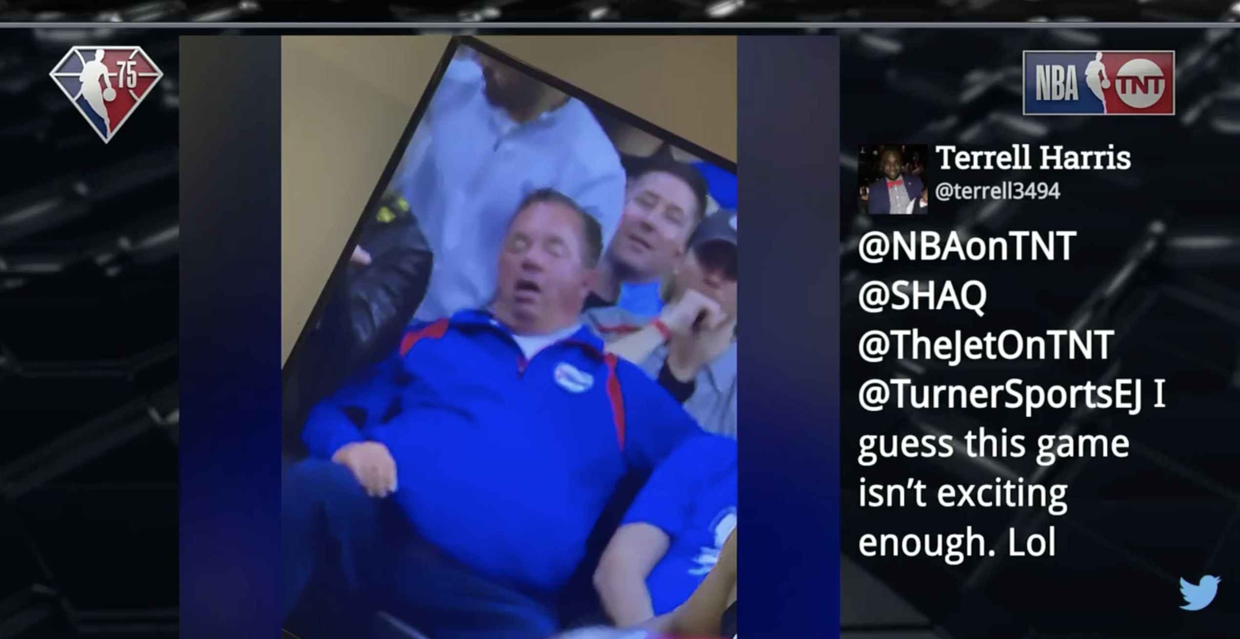 WATCH 'Inside The NBA' Crew Roasts Sleeping Sixers Fan
