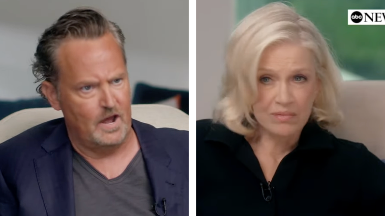 Dianne Sawyer and Matthew Perry Talk Addiction and 'Friends'