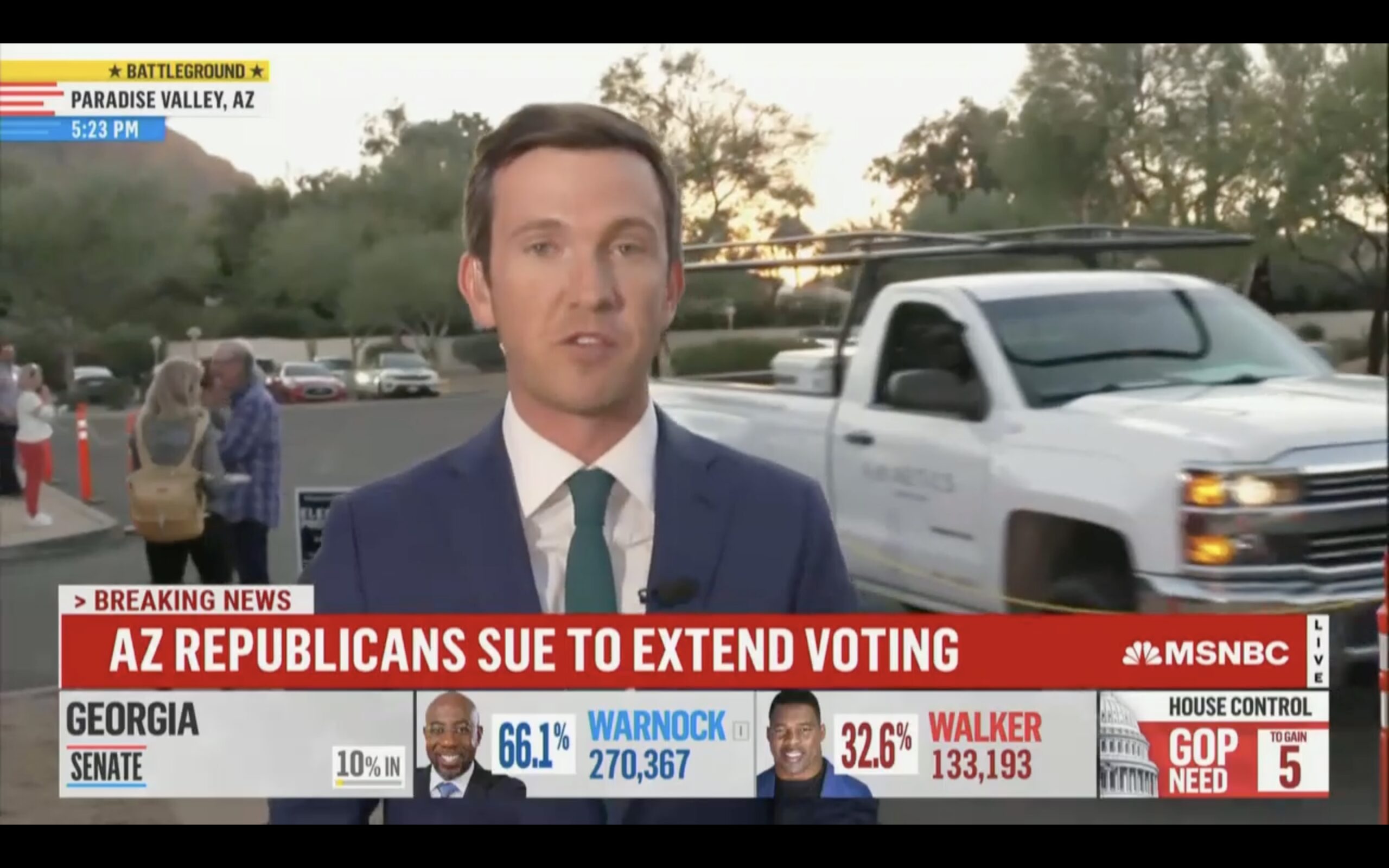 Arizona GOP Files Lawsuit in LastSecond Bid to Keep Polls Open