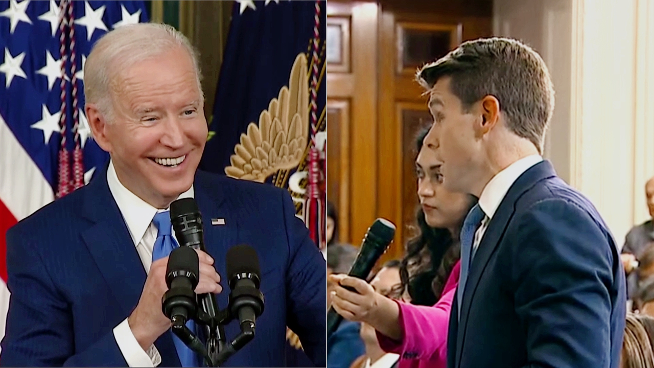 Biden Laughs At Reporter Who Says Trump's 'Political Movement is Still Very  Strong' At Post-Midterms Presser