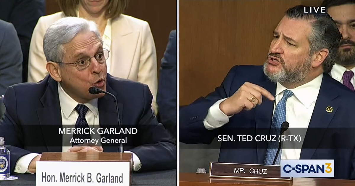 WATCH Ted Cruz, Merrick Garland Get Into Explosive Exchange