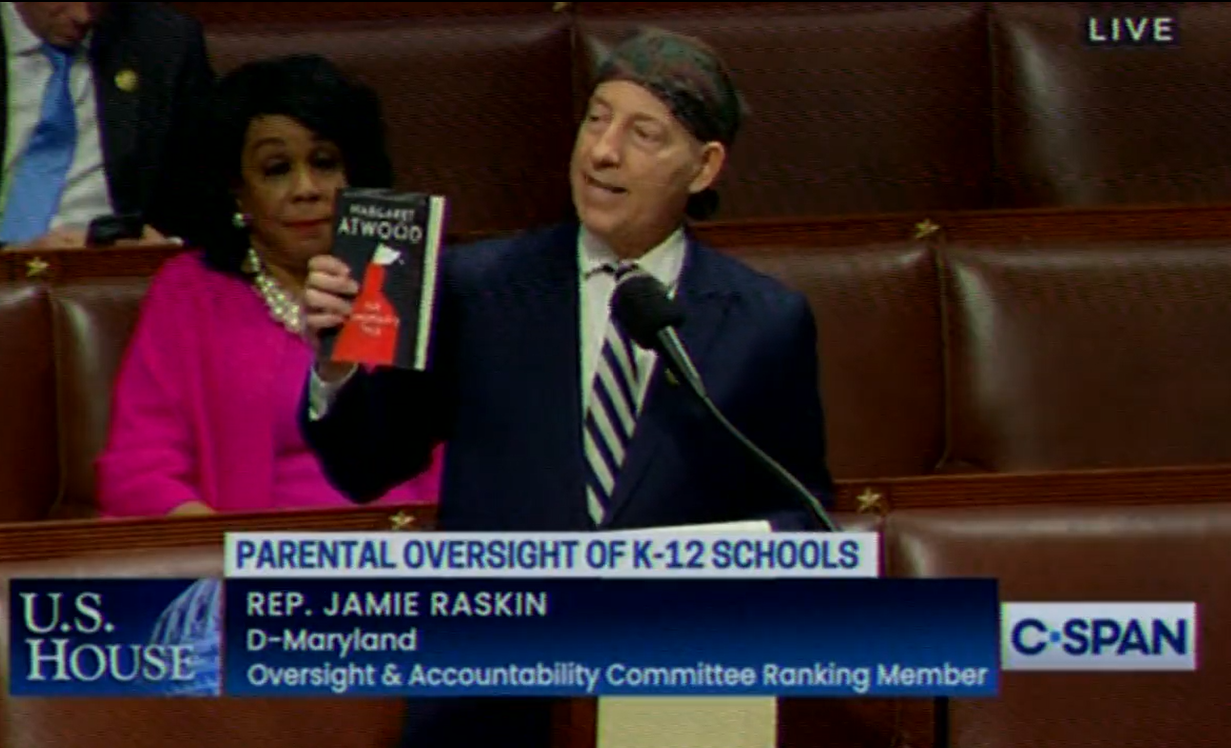 Jamie Raskin Torches Republicans Over Book Banning in Speech