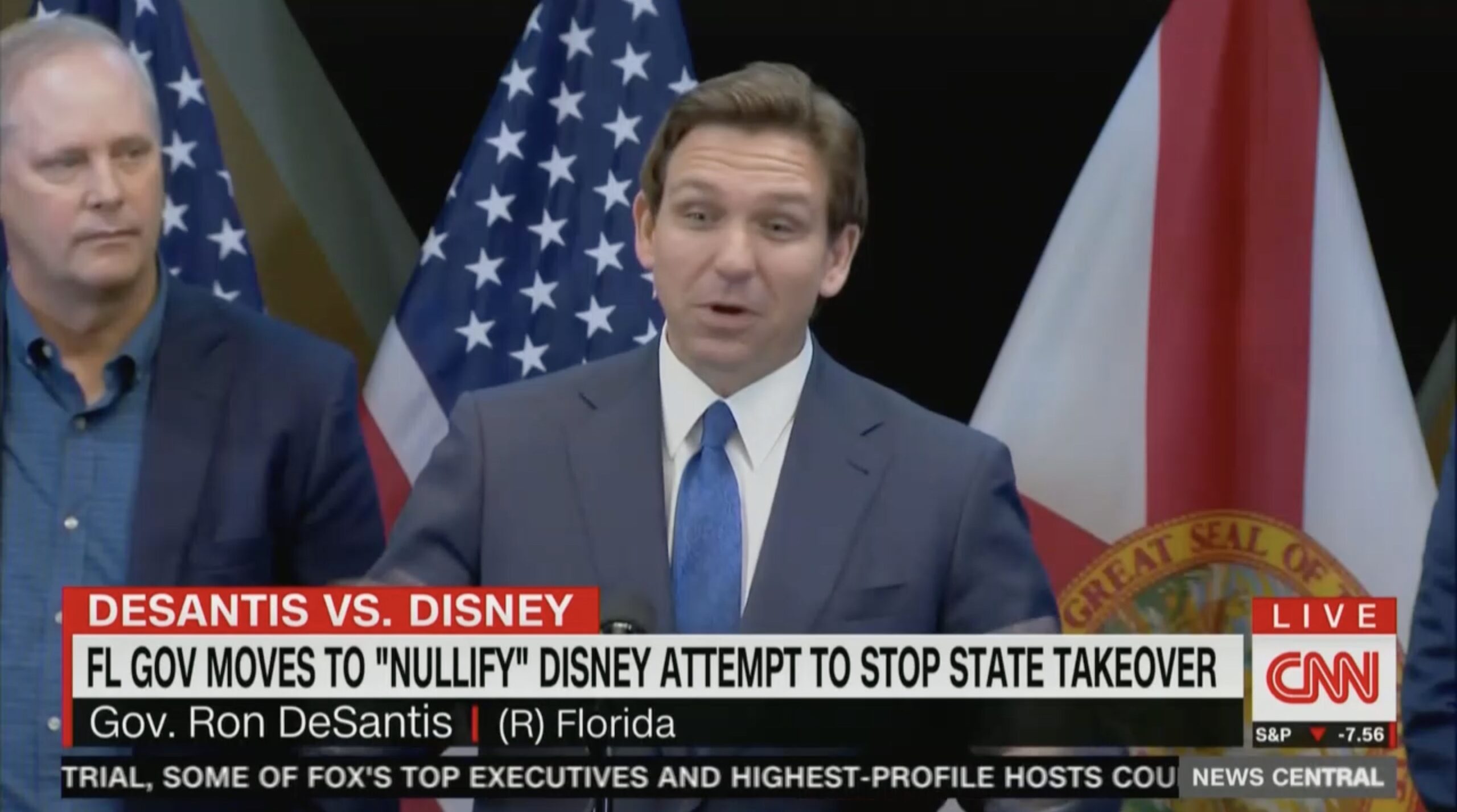 Ron DeSantis Threatens to Build Prison Next to Disney