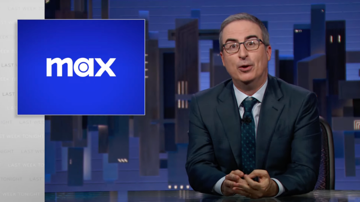 John Oliver Trashes His Own Network Rebrand from HBO Max