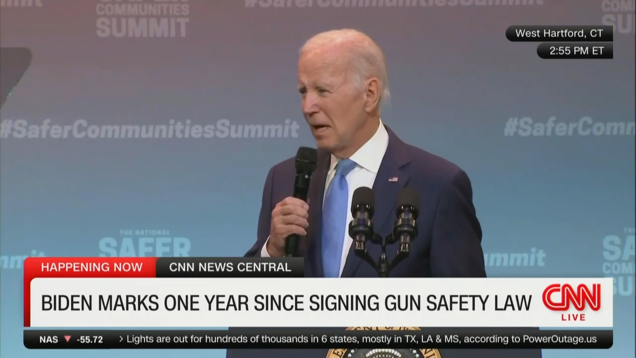 Biden Marks OneYear Anniversary of Gun Safety Bill Signing