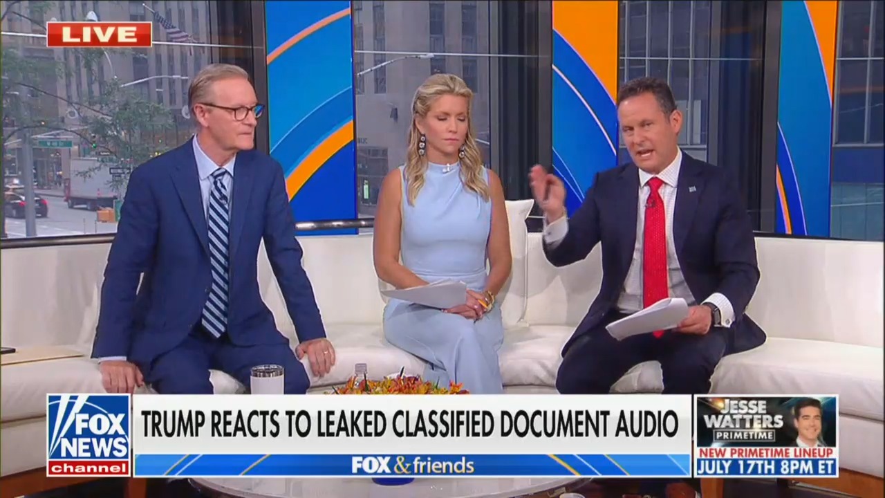 Fox & Friends Hosts Spar Over Whether Trump Leaked Audio