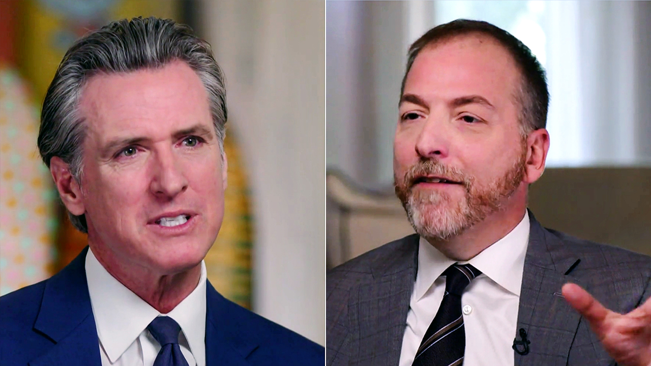 Gavin Newsom Shuts Down Chuck Todd On Run vs Kamala Harris