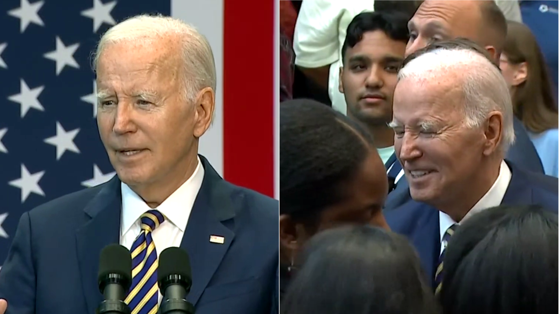 Biden Quips Smiles Mingles After Hunter Indictment News