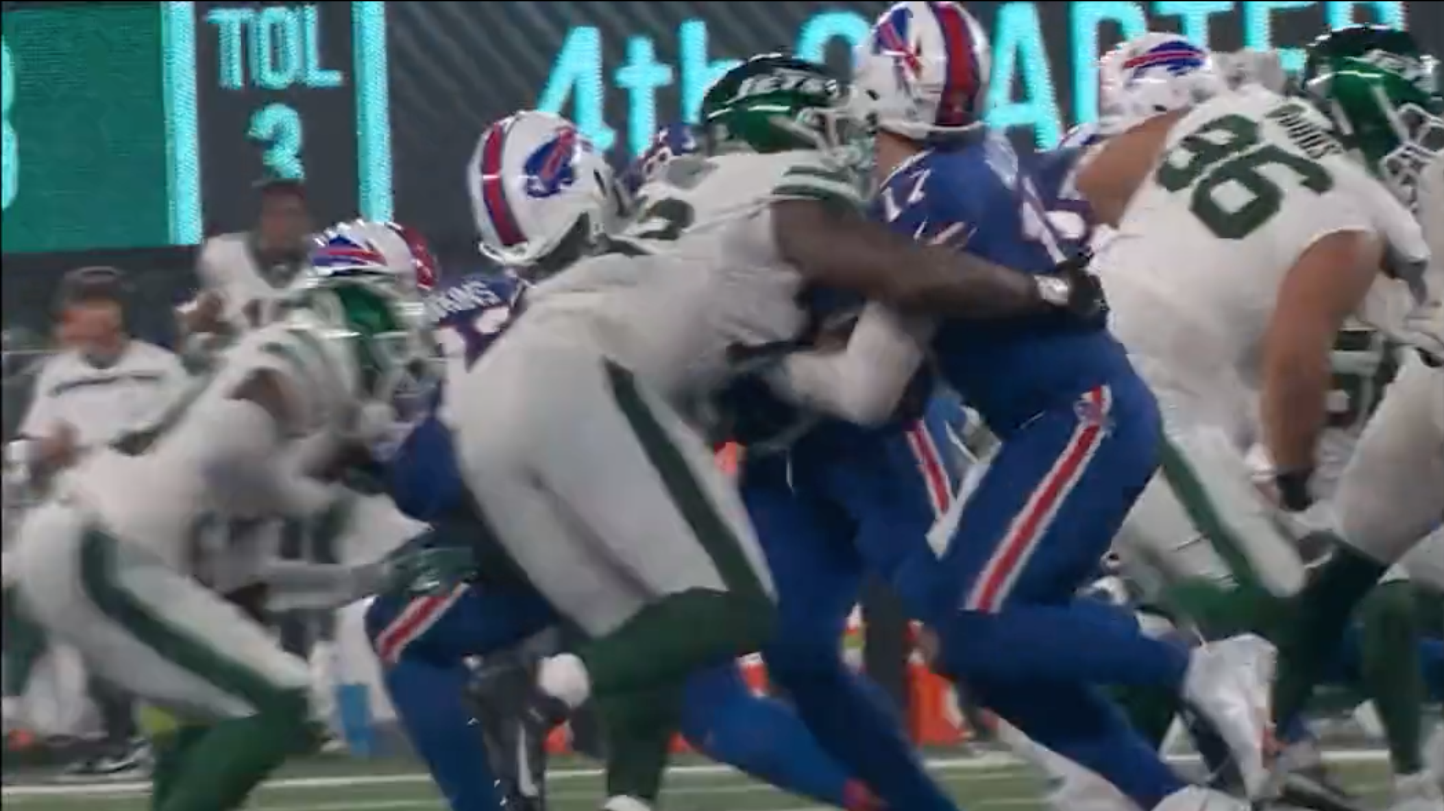 Mark Sanchez References "Butt Fumble" After Josh Allen Play