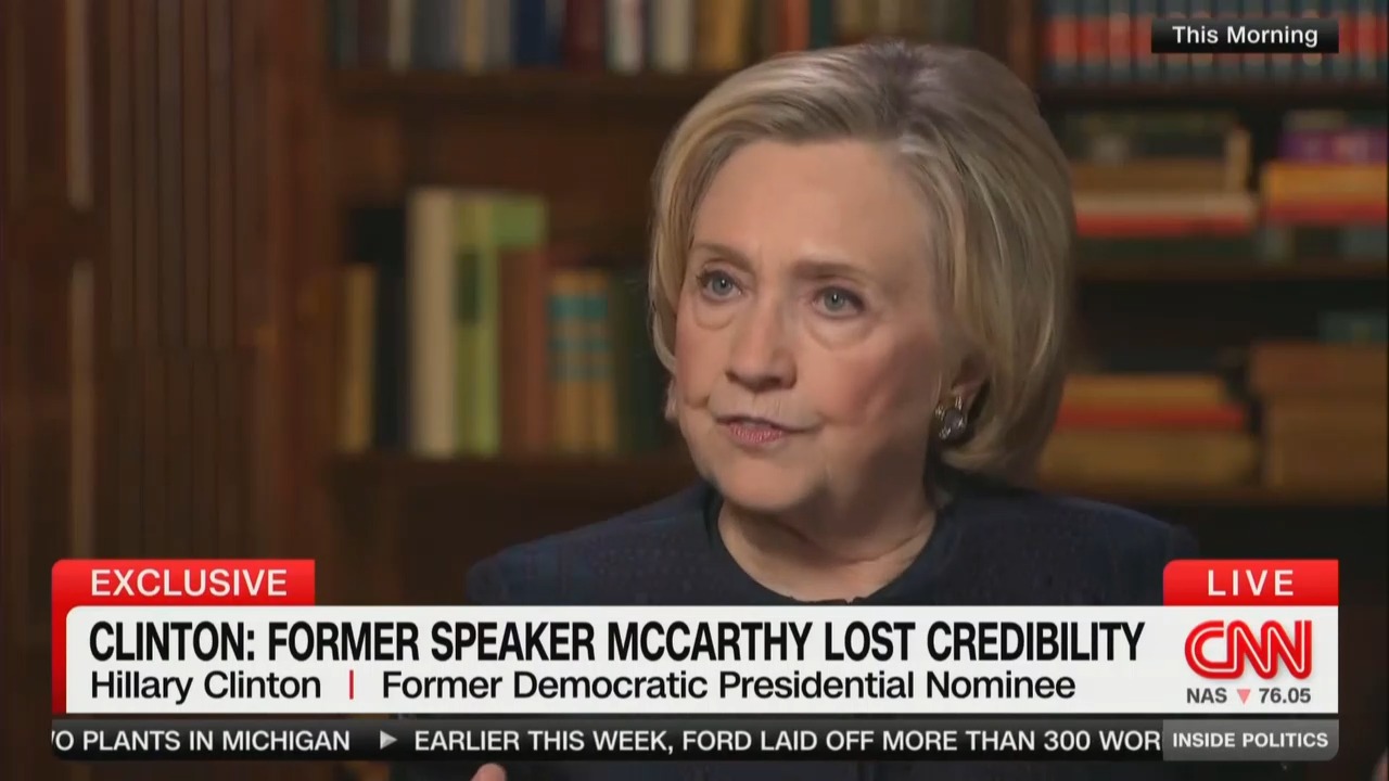 Clinton Hopes GOP 'Extremists' Face Backlash From Speaker