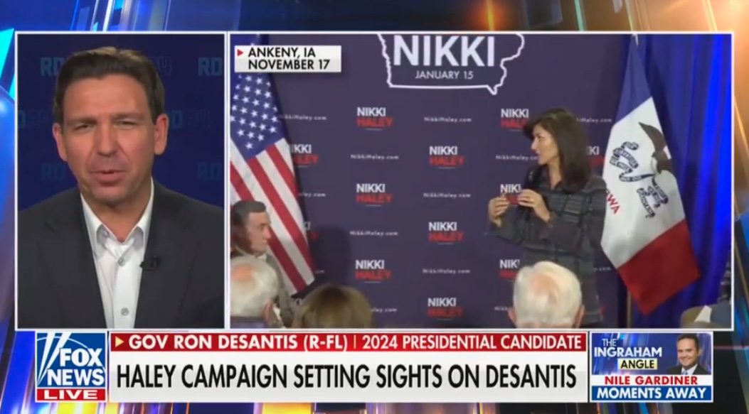 DeSantis Slams Haley for Refusing to Debate Him on Fox