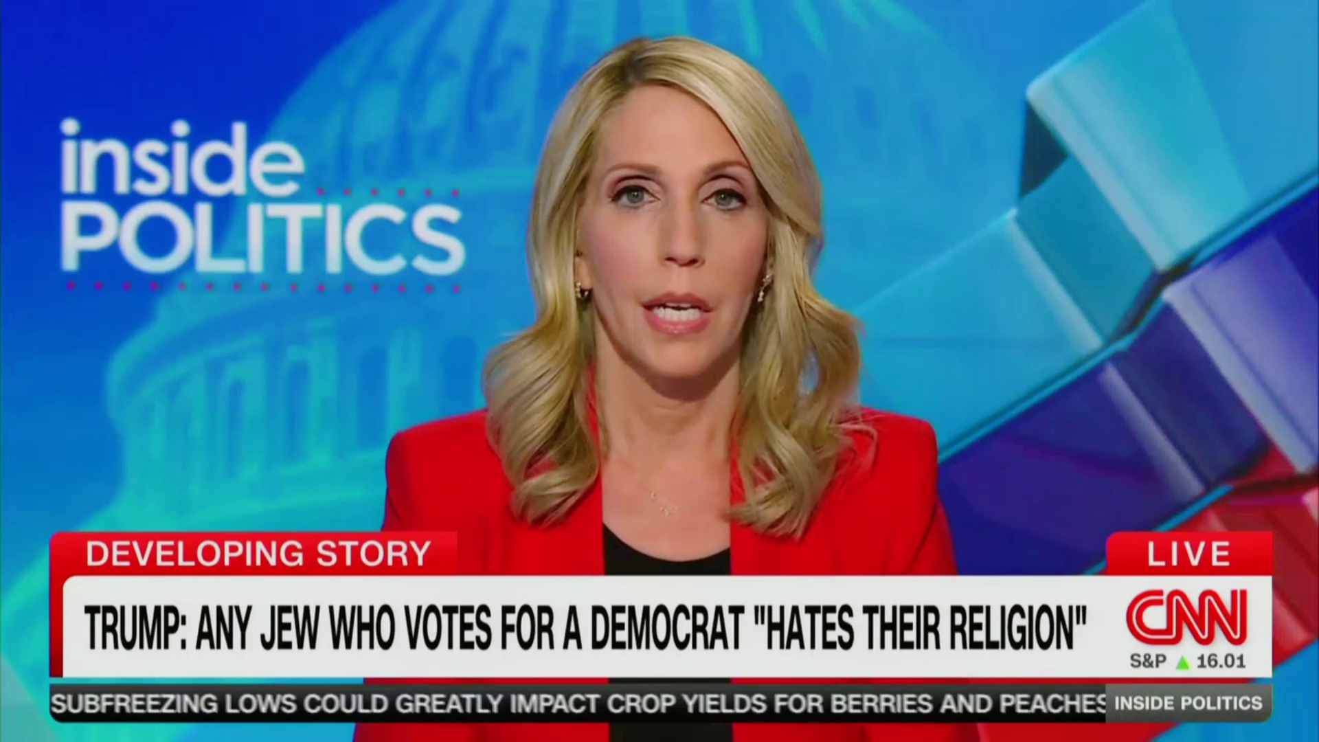 CNN's Dana Bash Rips Trump 'Anti-Semitic Dangerous' Comment