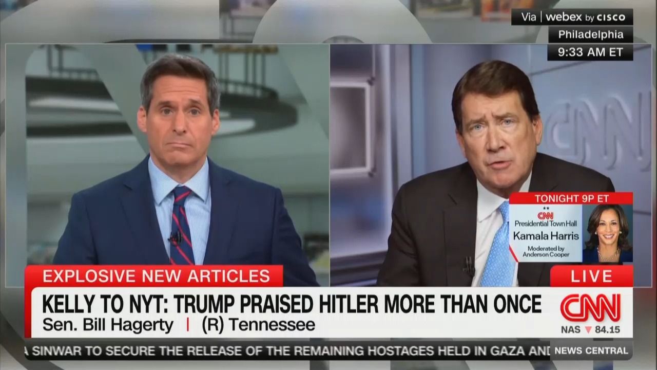 CNN's John Berman Versus GOP Senator On Trump Hitler Praise