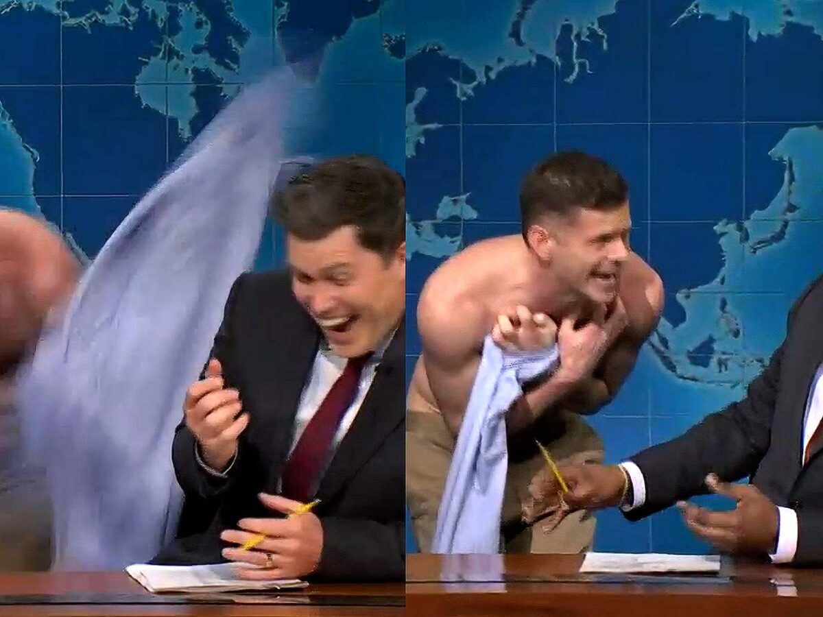 SNLs Mikey Day Turns Anti-Trump Bit Into Gonzo Slapstick Bit