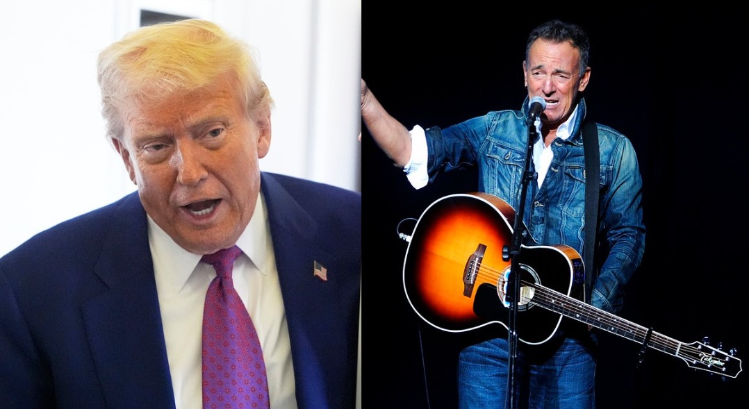 Trump Ramps Up His His Attacks On Bruce Springsteen By Posting Doctored Photo: ‘Prior to Plastic Surgery???’