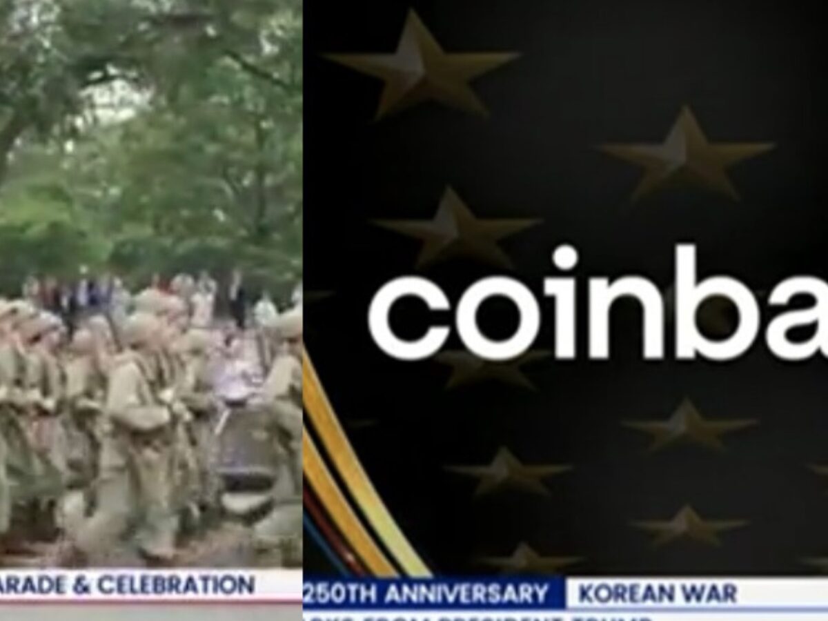 Coinbase Gets Sponsor Shoutout at Trump Military Parade