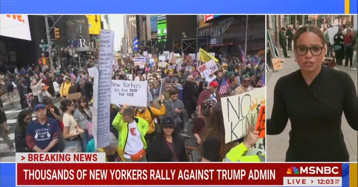 Anti-Trump No Kings Rally Draws Massive Numbers In New York