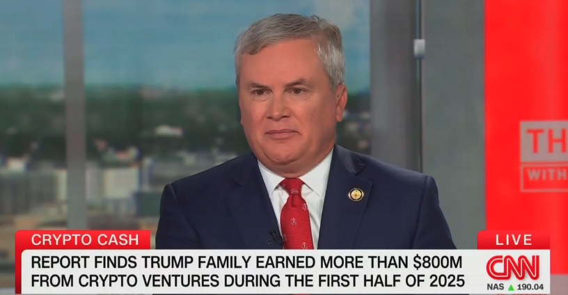 Comer Says Trump Family Making Millions From Crypto Business Is Ok Because They're Admitting They're Doing This'