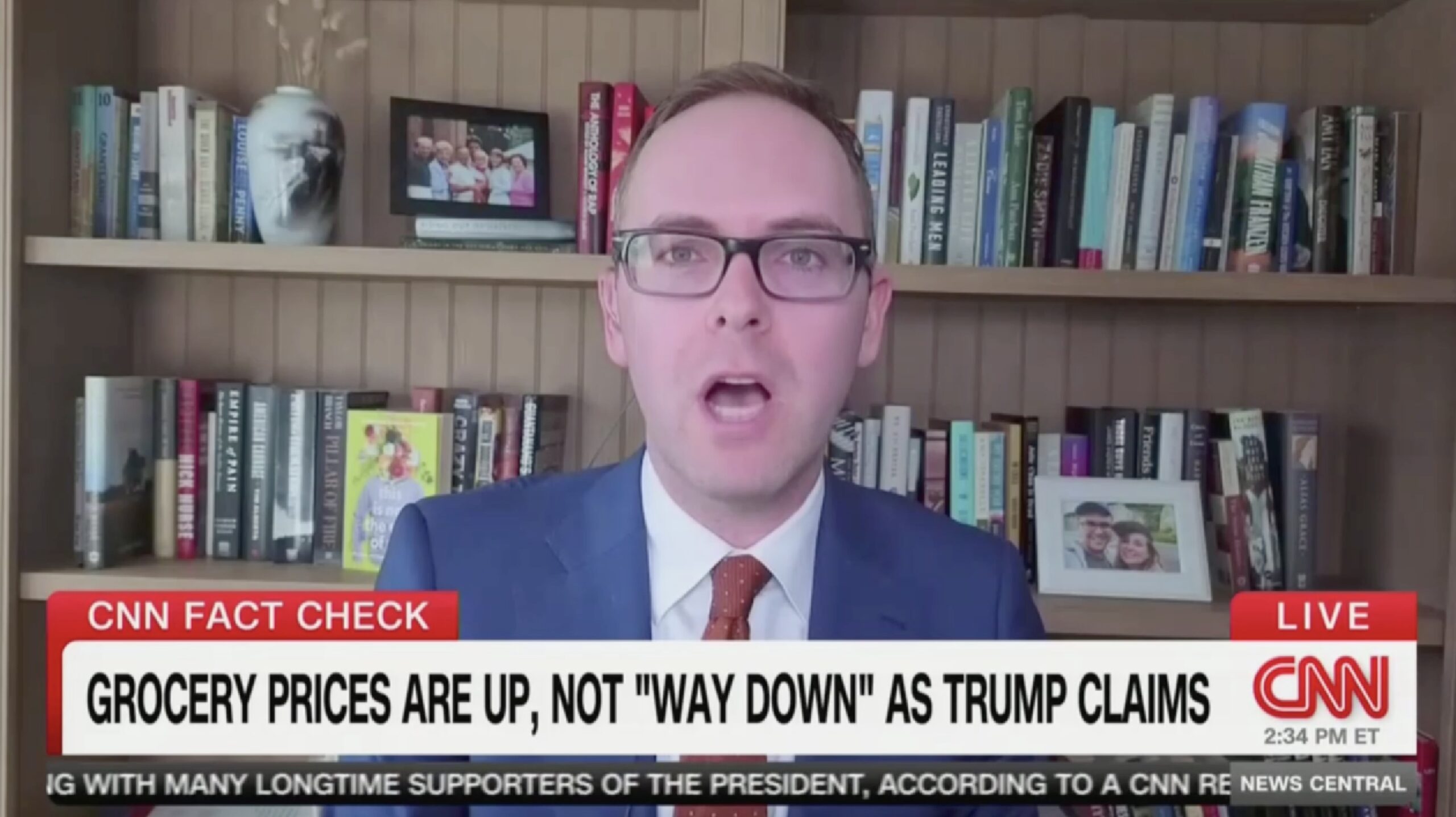 Just Not True!' CNN's Daniel Dale Torpedoes Trump's Claim That Grocery Prices Are Down
