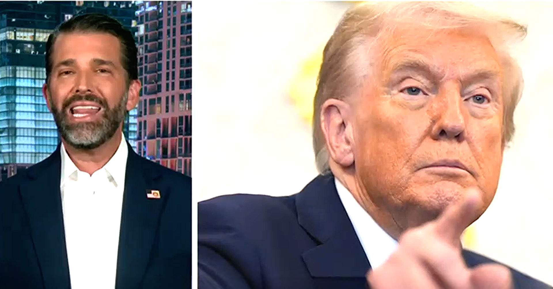 Trump Jr. Makes Stunning Declaration on Fox Amid No Kings' Protest