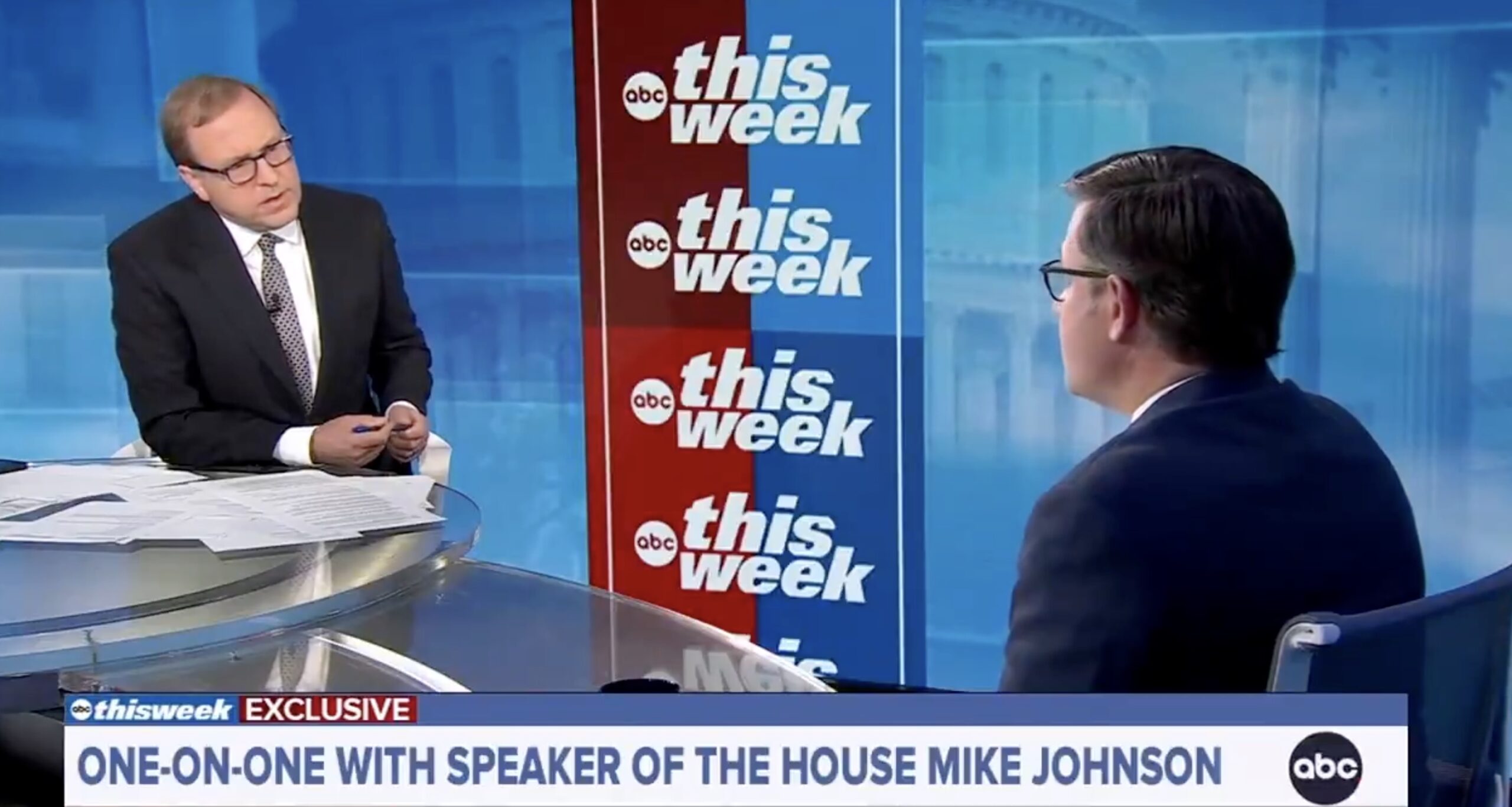 ABC's Jon Karl Busts Mike Johnson Blaming Pelosi Precedent' for His Refusal to Swear in New Congresswoman