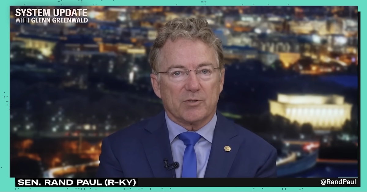 Rand Paul Torches Trump's 'Insane' Uncivilized Boat Strikes