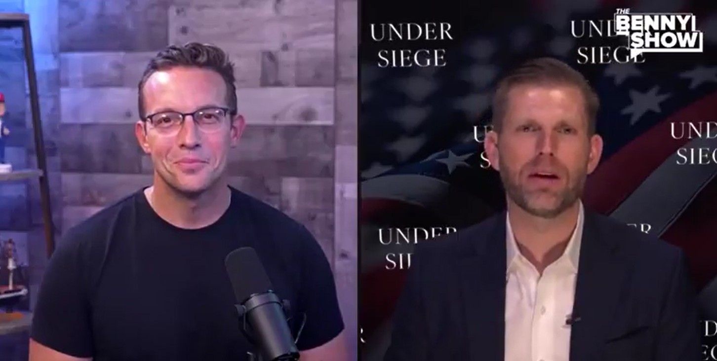 Eric Trump Sparks Backlash After Claiming: We're Saving God'