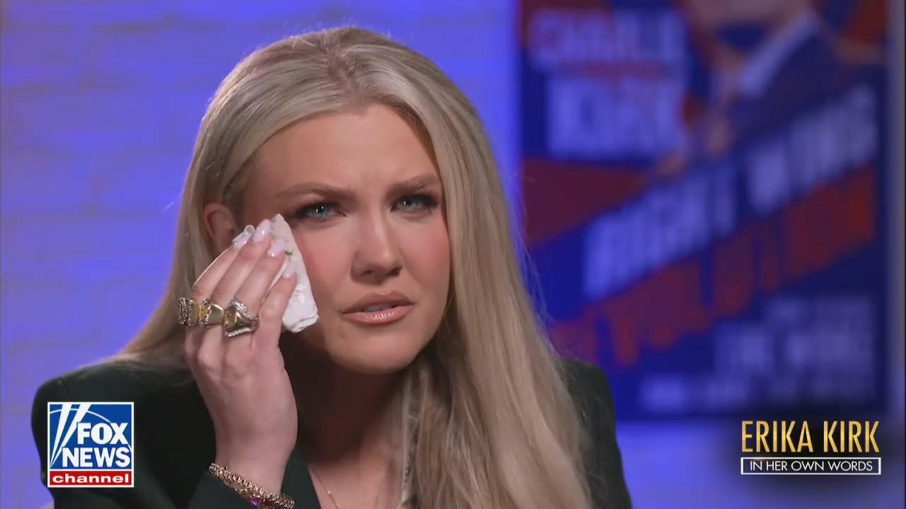 Erika Kirk Tells Fox News She Never Has and Never Will' Watch Footage of Husband Being Shot