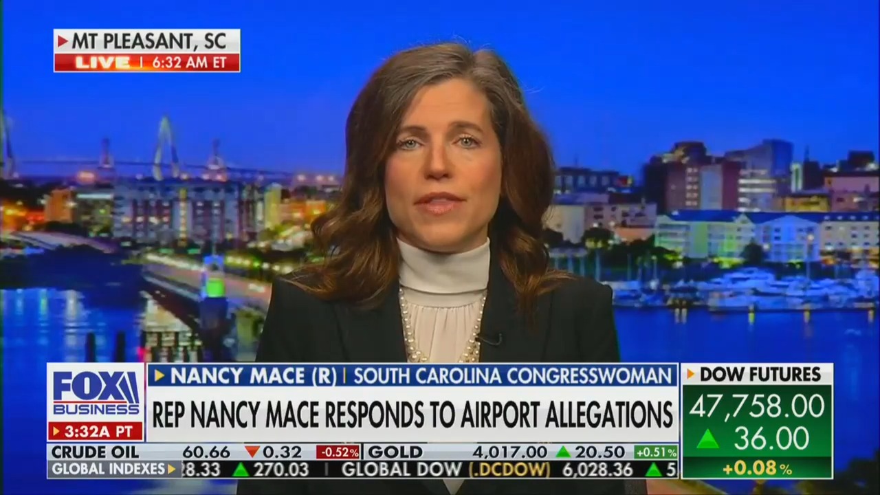 My Safety Was Put at Risk': Nancy Mace Confirms She Berated Airport Police Over Their Mediocrity'