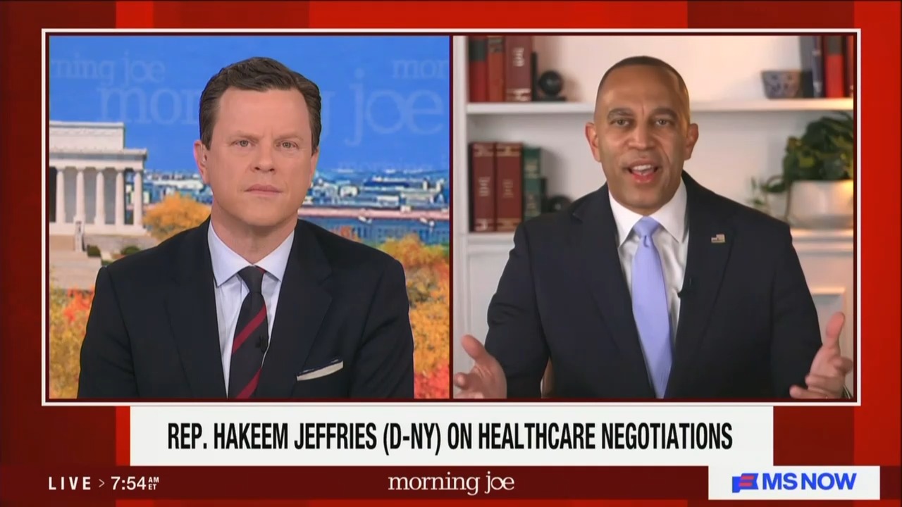 Hakeem Jeffries Warns ACA Subsidies Lapse Will Hurt Red States the Most