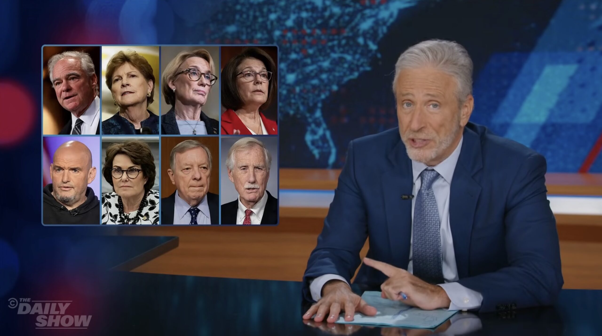 I Cannot F*cking Believe It!' Jon Stewart Loses It on Democratic Senators Who Caved to Republicans