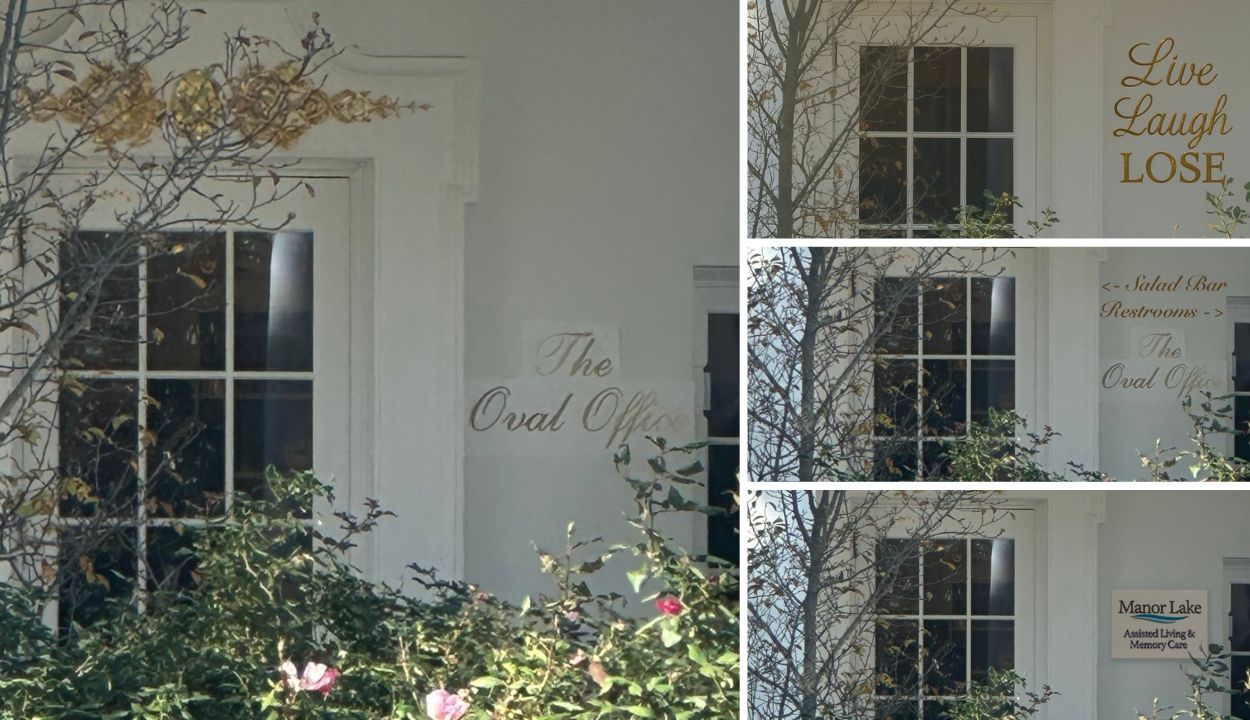 The White House Added a Sign to Let Everyone Know Where the Oval Office Is And the Internet's Got Jokes