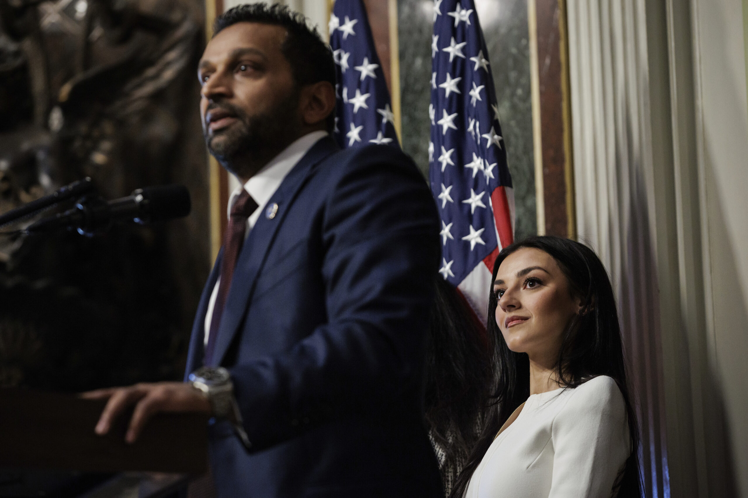 ‘Beyond Pathetic!’ Kash Patel Trashes Report He Used an FBI Jet to Watch His ‘Country Music Sensation’ Girlfriend Perform