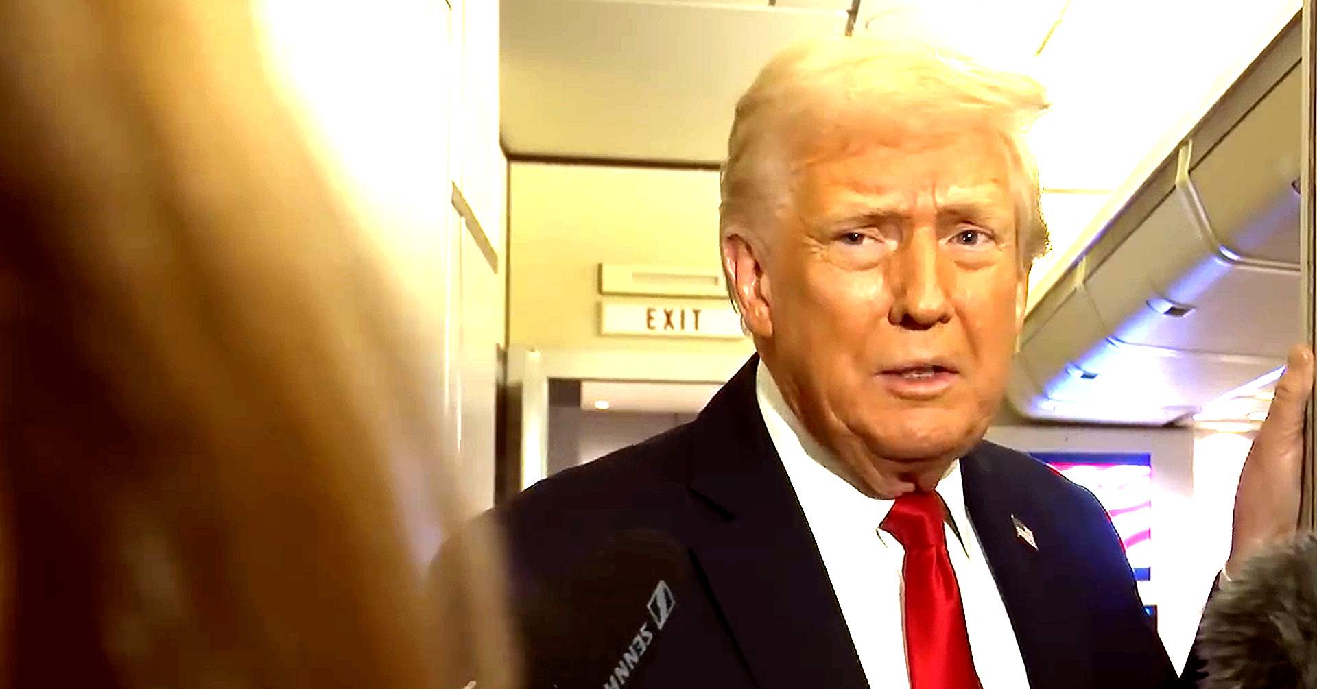 Reporter Confronts Trump Over Bombshell Dismissal of Revenge Cases on Air Force One