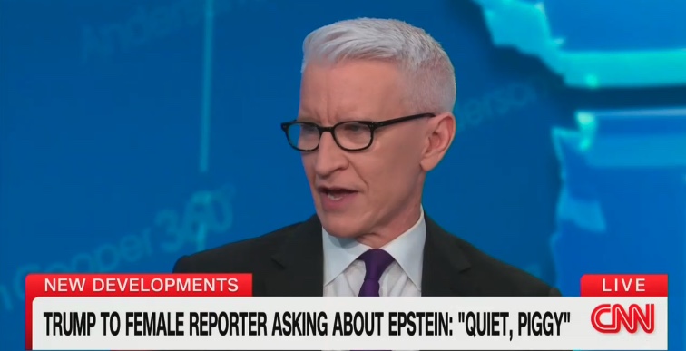I Just Don't Understand How Somebody Acts Like This': Anderson Cooper at a Loss After Trump's Piggy' Insult