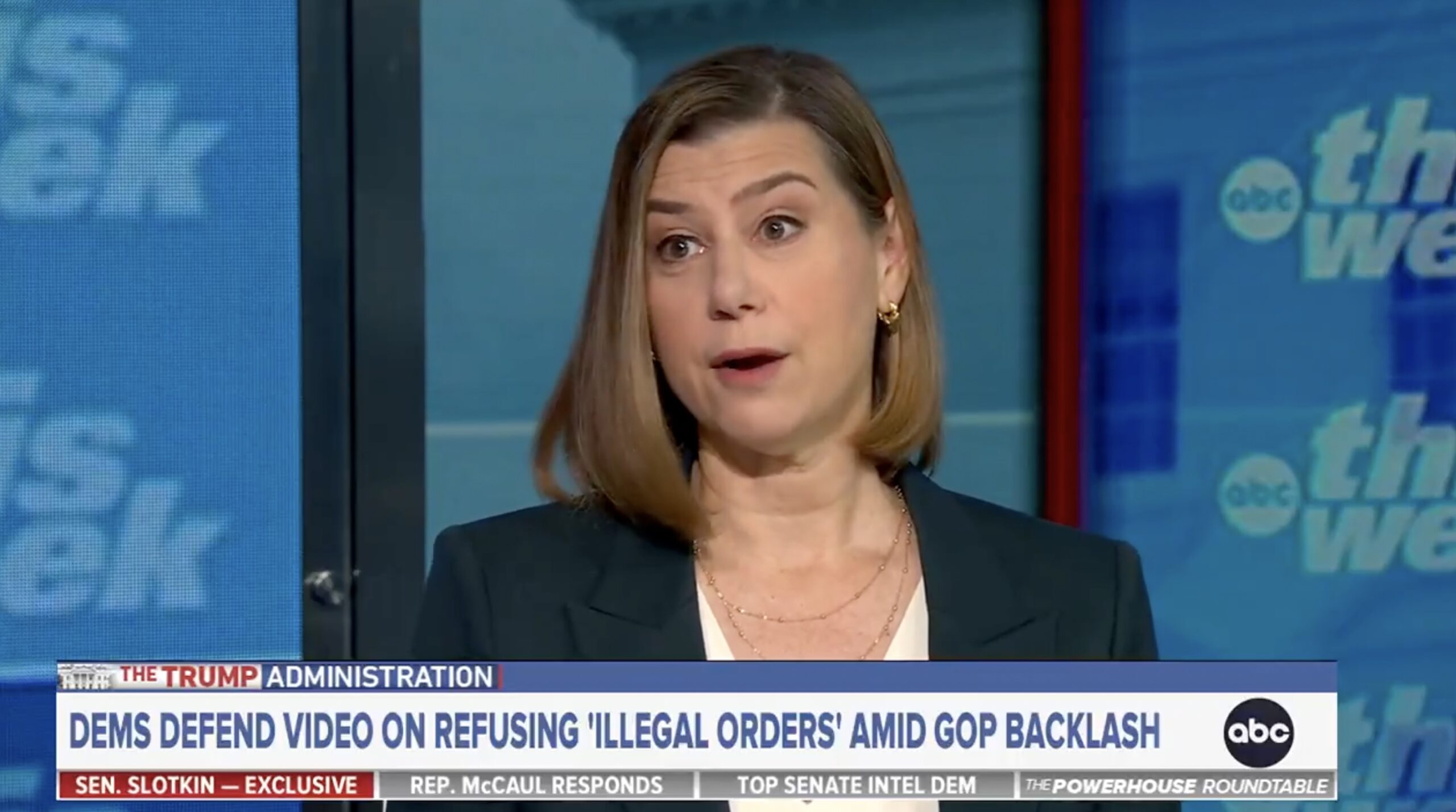 Senate Democrat Says She's Not Aware' of Trump Making Illegal Orders'  Despite Her Warning