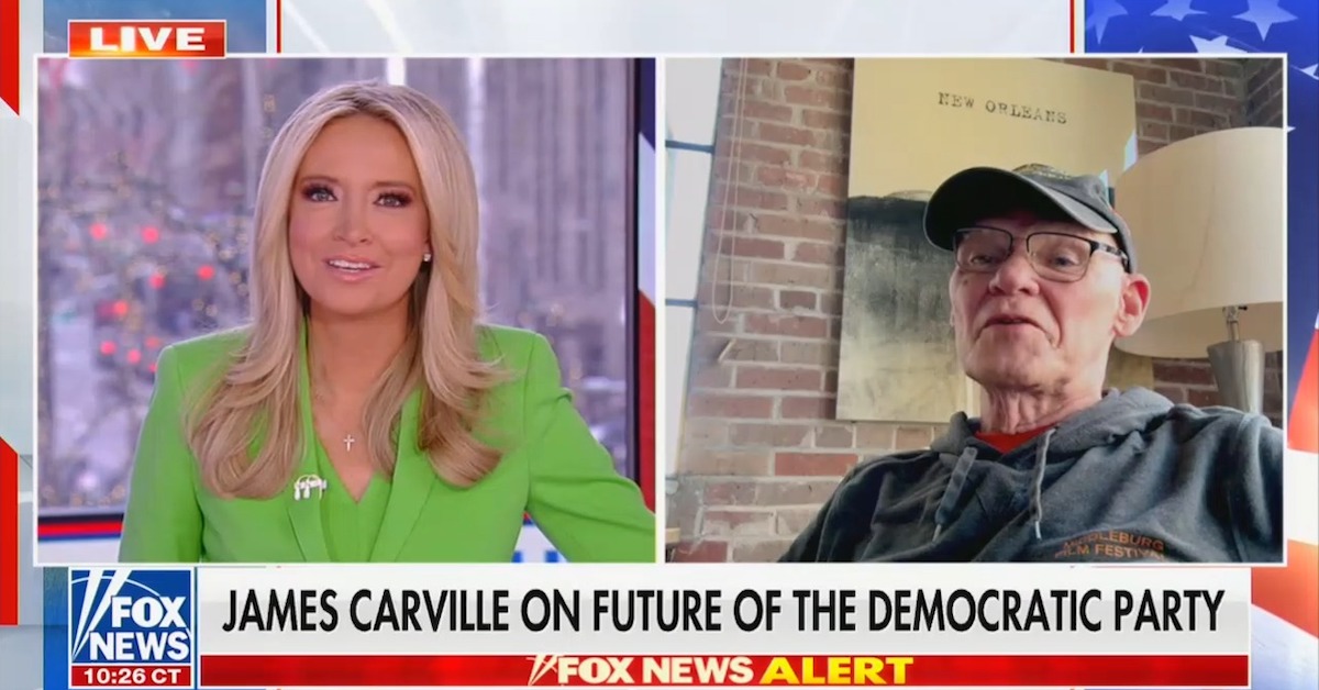 James Carville Hits Back at Fox Host's 'Smartest' Dem Pick