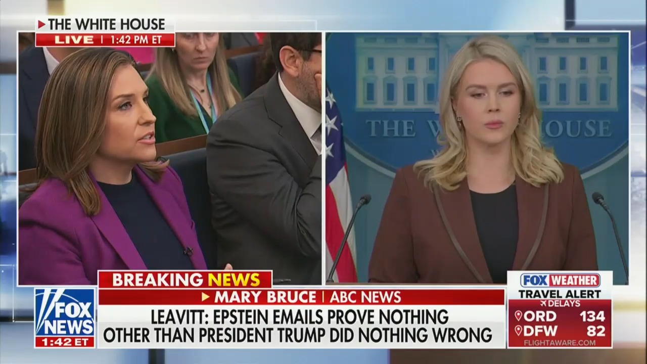 Karoline Leavitt Pressed On Report Trump Admin Is Trying to Flip Lauren Boebert On Epstein Files Release