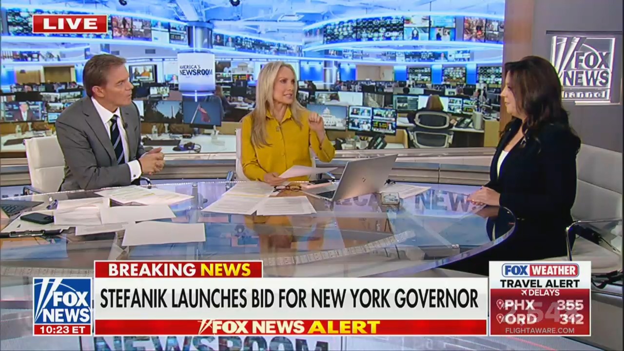 Fox News Anchors Grill Elise Stefanik Over Whether Trump Could Tank Her Campaign
