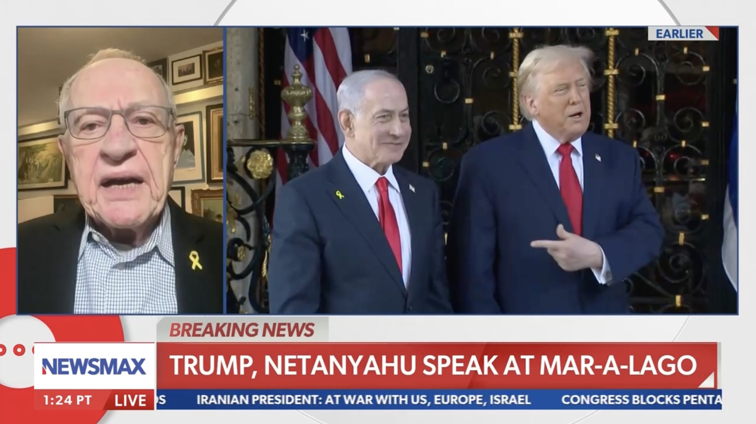 Trump Needs to Carry Out ‘Regime Change’ in Iran If He Wants to Be ‘Known as the Peace President,’ Alan Dershowitz Says