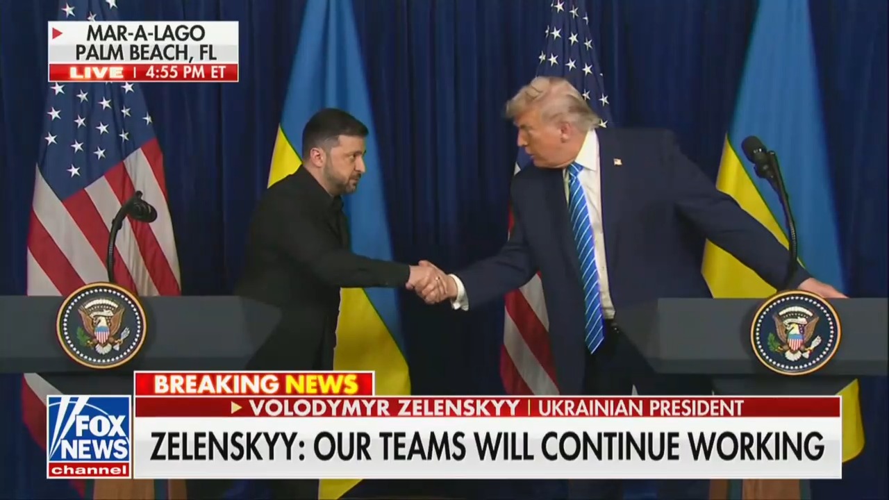 Trump and Zelensky Report Significant Progress After Mar-a-Lago Summit: Peace Deal Very Close'