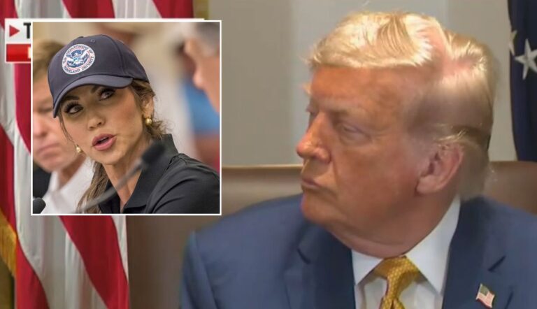 Trump Pours Cold Water All Over Reports He's Looking to Fire Kristi Noem