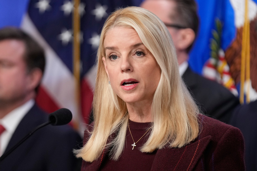 Pam Bondi Moves to Military Base Over Epstein Threats:Report