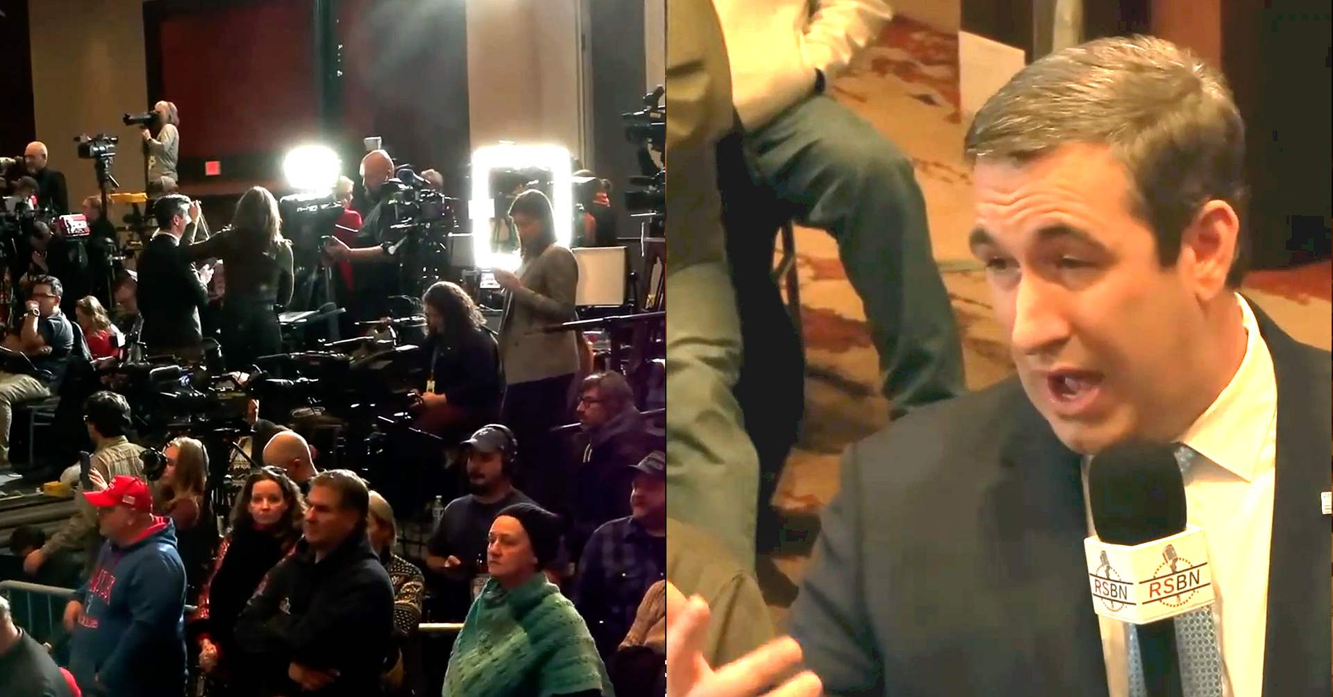 Pro-Trump Host Bitterly Complains Live At Rally Trump Staff Kicked Him Off Press Area: Was I Telling It Like It Is Too Much?'