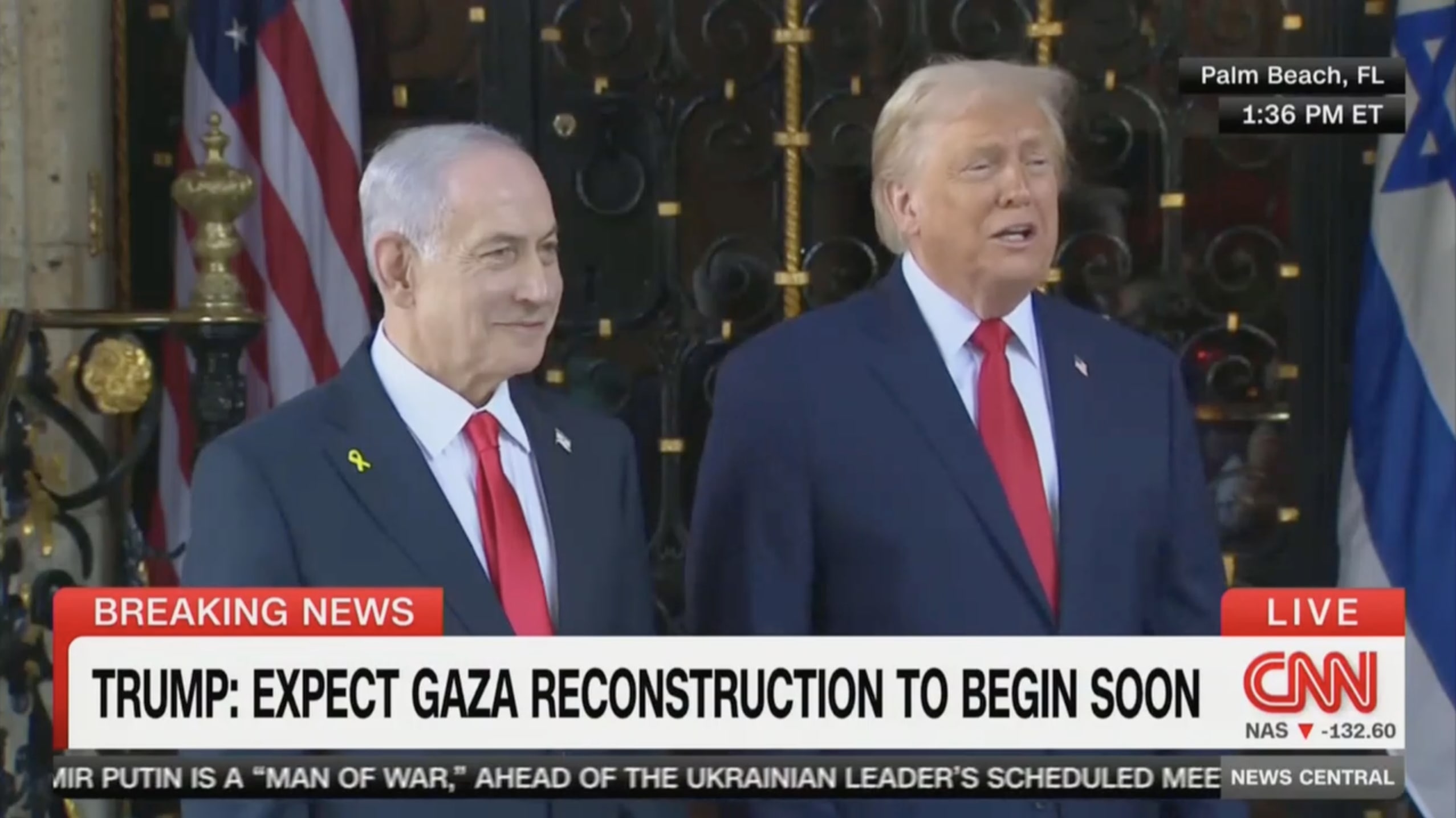 Trump Reveals Israeli President Said He Will Pardon Netanyahu: He Tells Me It's on Its Way'