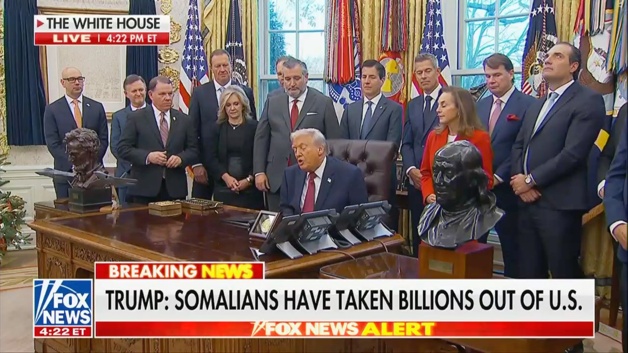 Trump's Hateful Oval Office Rant About Somali Immigrants Shines a Harsh Light on the Cowardice of His Cronies