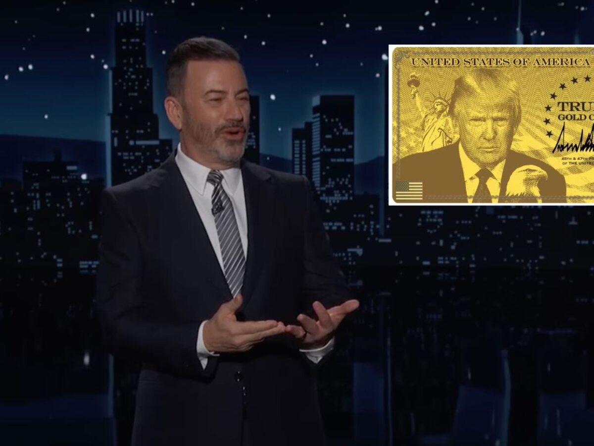 Jimmy Kimmel Mocks Trump's $1M Gold Card Visa