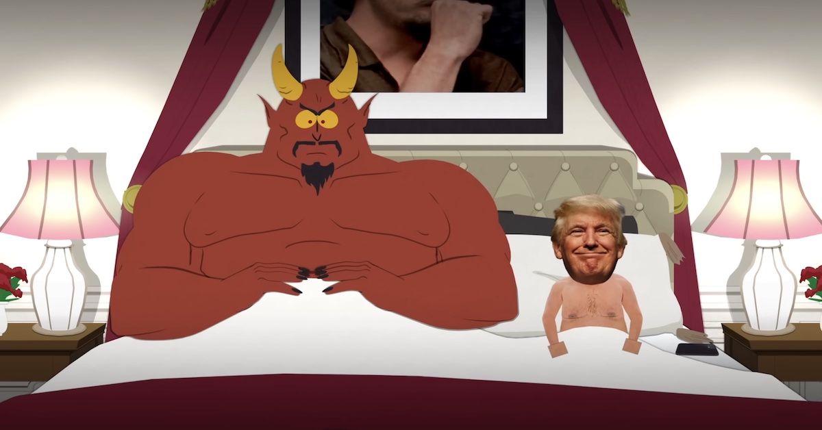 Satan Having Trump's Antichrist Baby On South Park