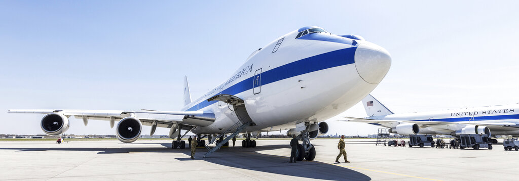 Presidential Doomsday Plane' Seen Landing at LAX, Sparking Questions